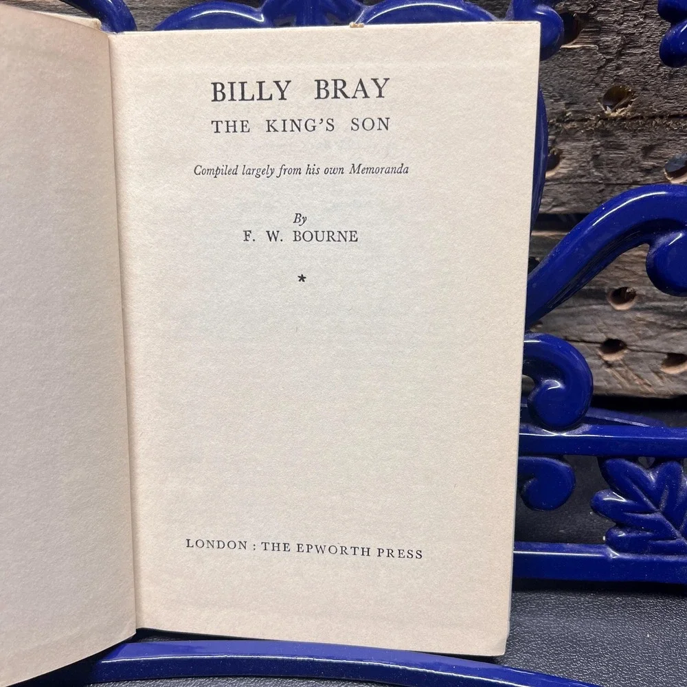 Billy‎ Bray, A Kings Son, by F.W. Bourne vintage religious memoir 1954